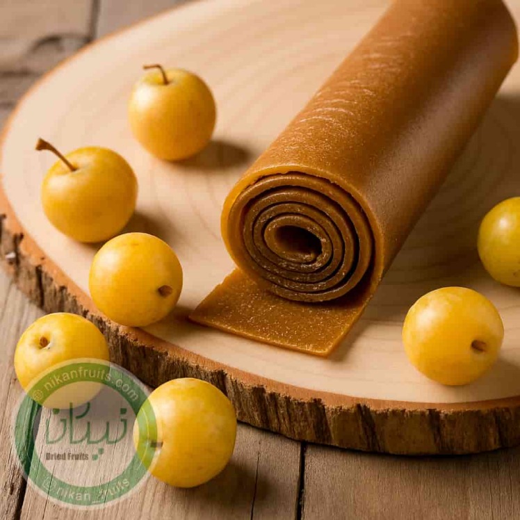 لواشک آلو زرد نیکان