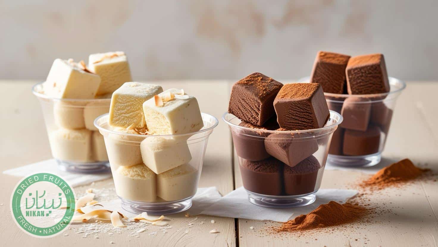 بستنی خشک برای تزیین جشن و مهمانی