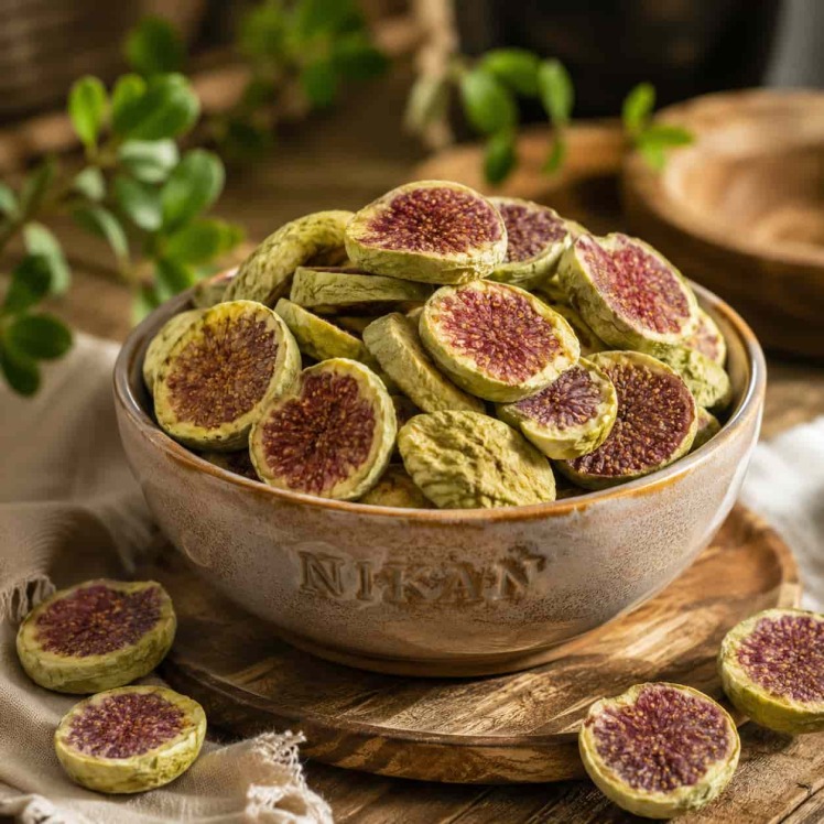 انجیر خشک پفکی سبز نیکان