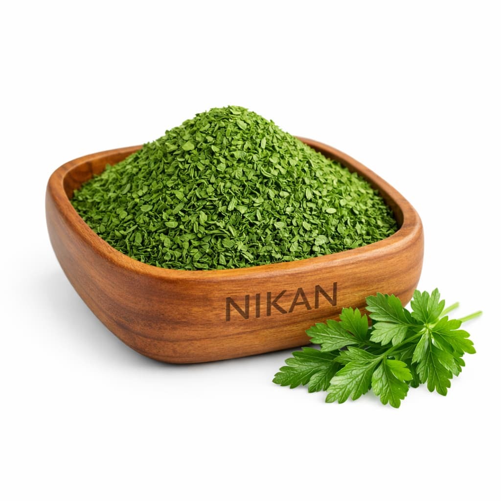 سبزی خشک جعفری تازه و معطر نیکان 