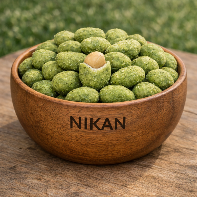بادام زمینی روکش دار پیاز جعفری نیکان