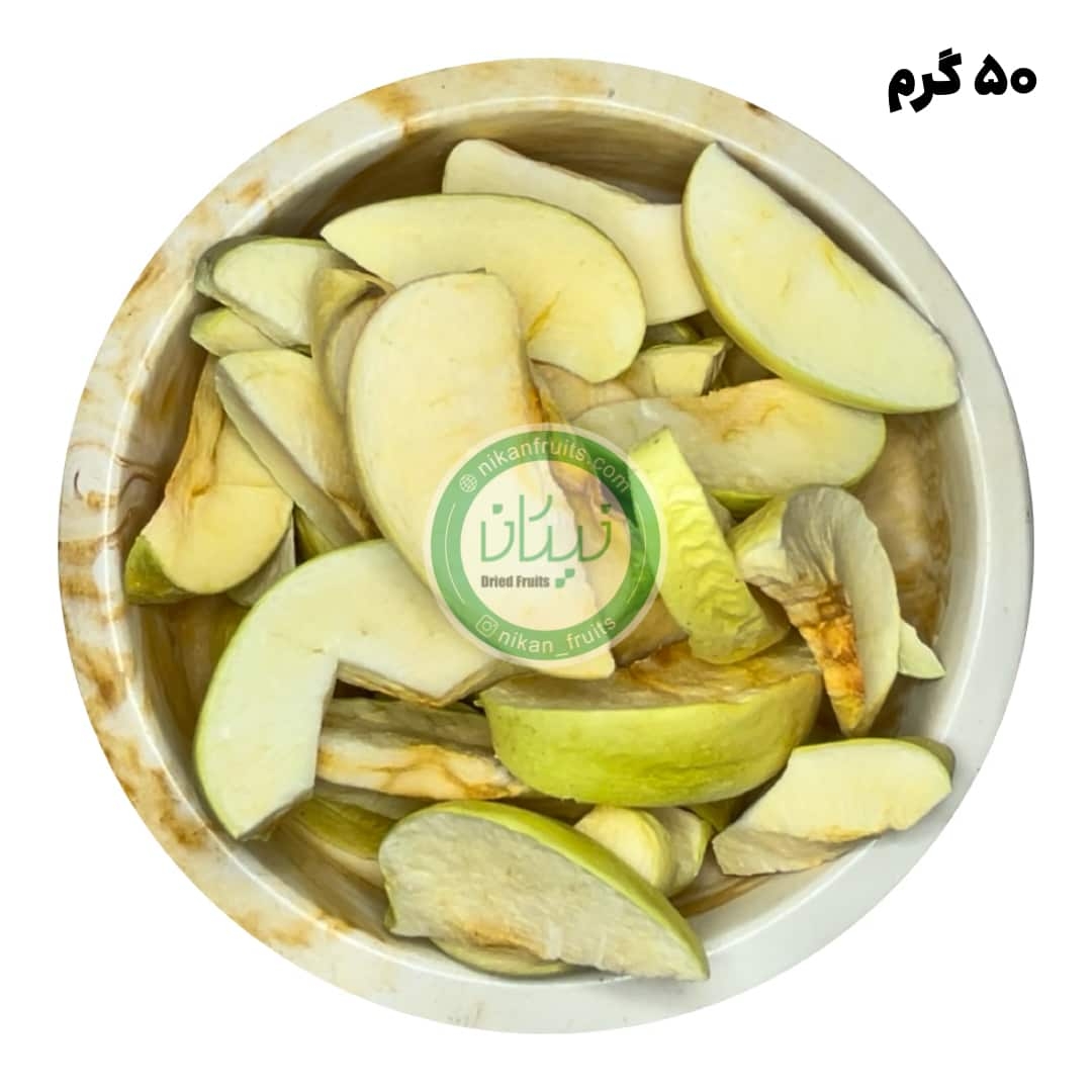  سیب خشک پفکی فریزدرایر نیکان 