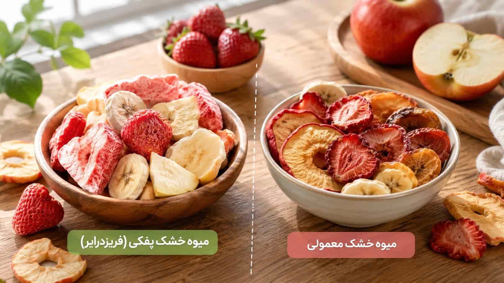 آیا میوه خشک پفکی ارزش غذایی بیشتری دارد؟