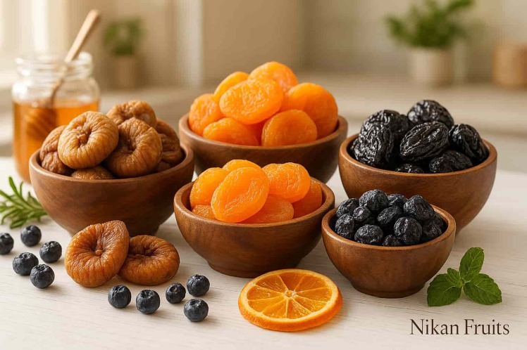 راهنمای کامل فواید و انواع میوه خشک
