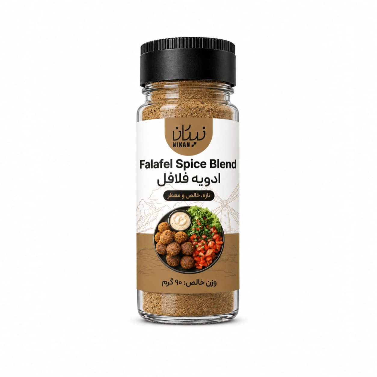 ادویه فلافل معطر نیکان 
