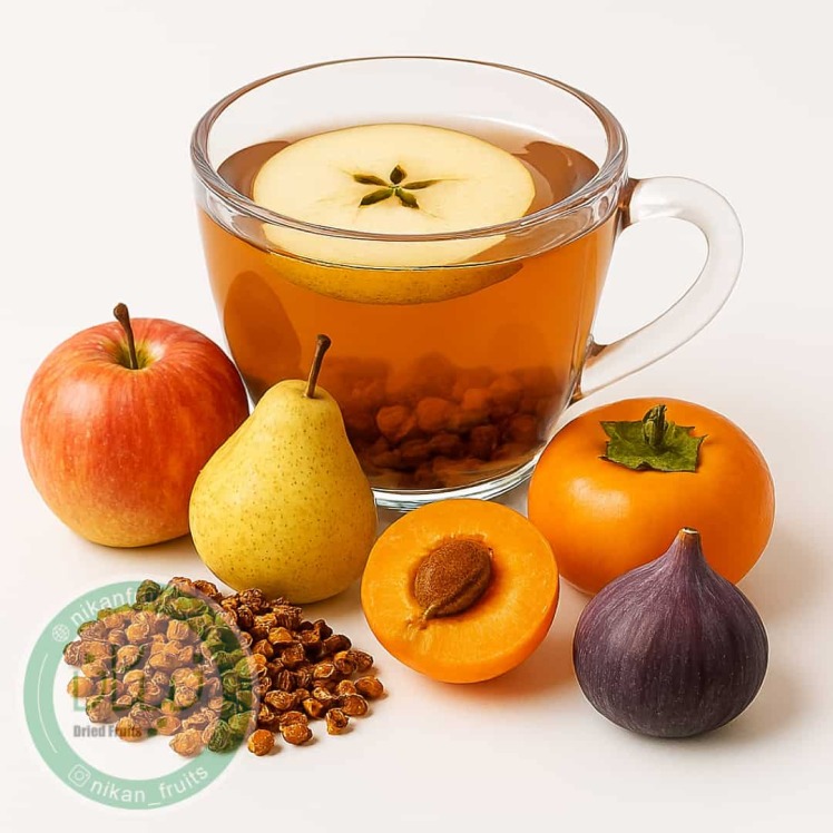 دمنوش ‌میوه ای شیرین نیکان