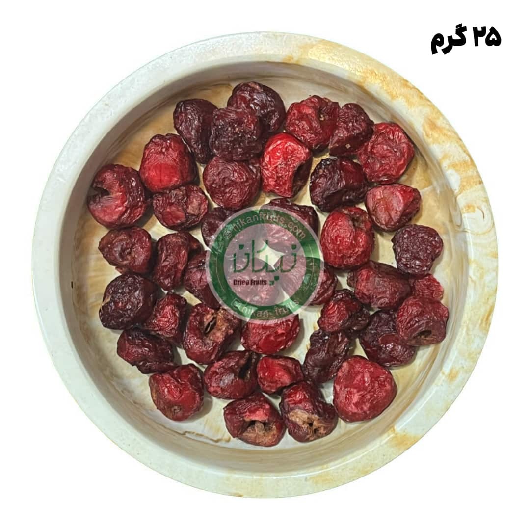 آلبالو خشک پفکی نیکان