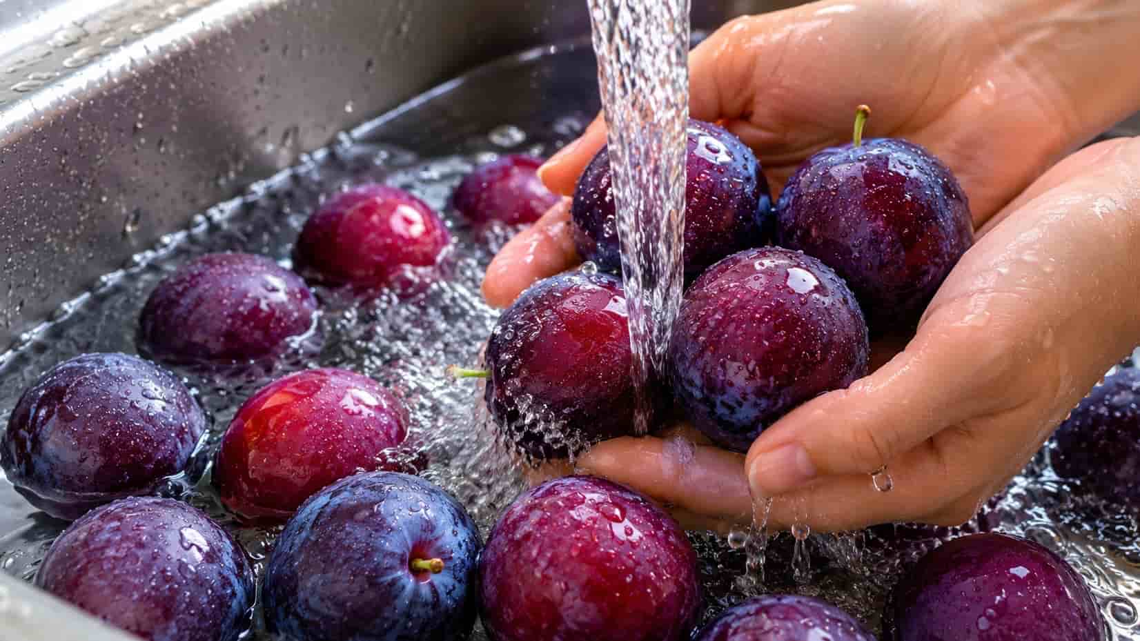 شستشوی آلوها