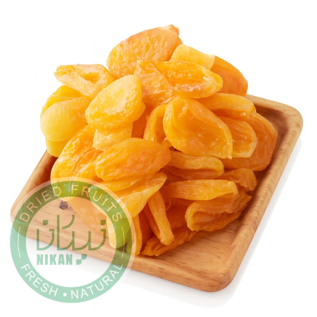  برگه زردآلو خشک نیکان 