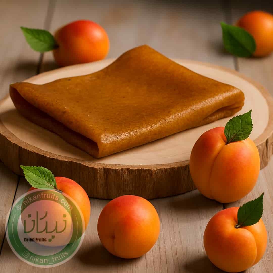  لواشک زردآلو نیکان 